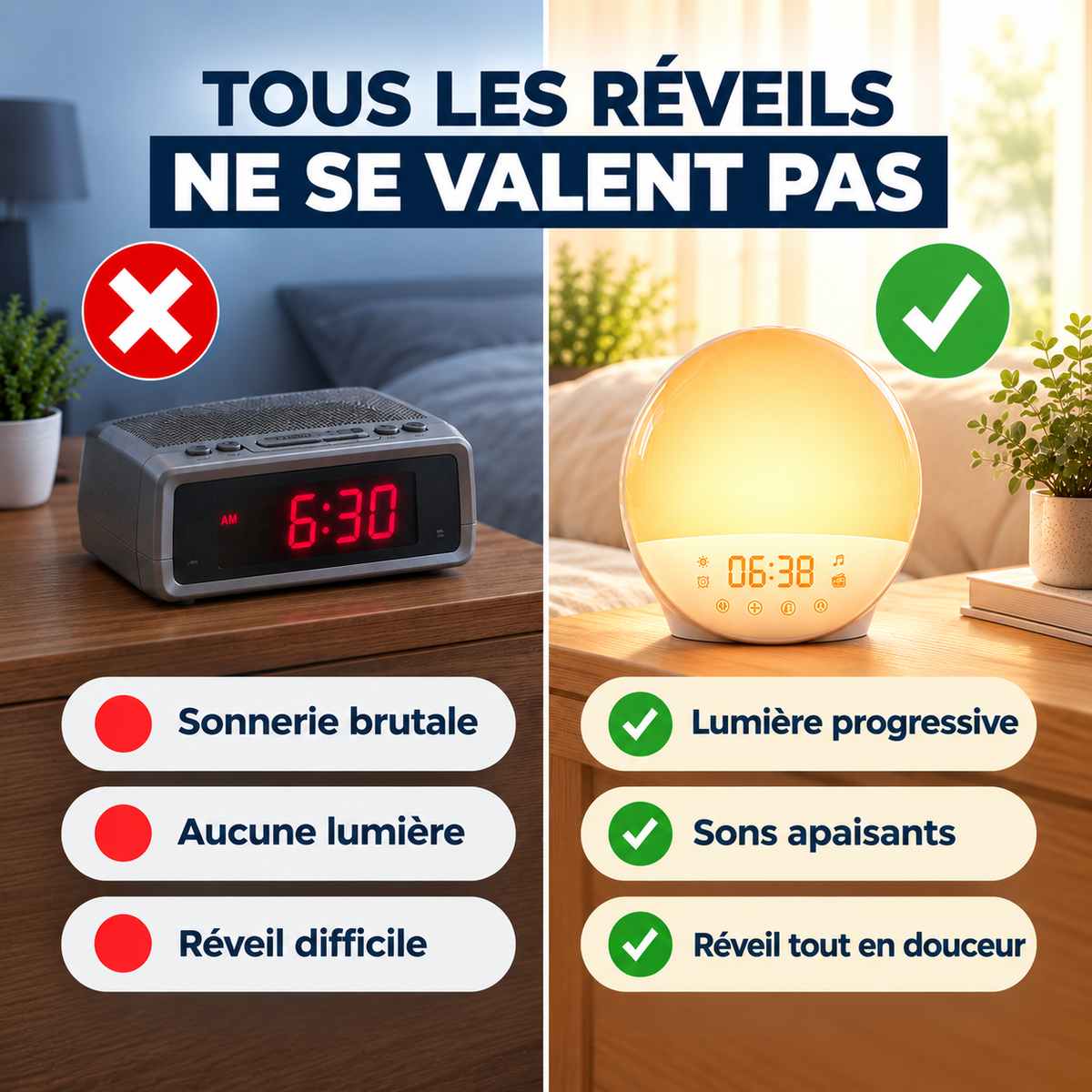Réveil simulateur d'aube