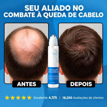 Sérum Roll-on para o Crescimento do Cabelo